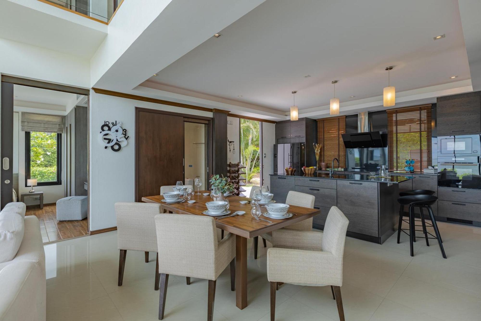 Beachfront Modern 4 Bedroom Pool Villa - Rv HHQ Exterior foto