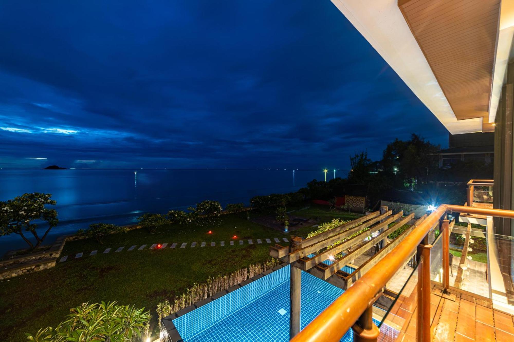 Beachfront Modern 4 Bedroom Pool Villa - Rv HHQ Exterior foto